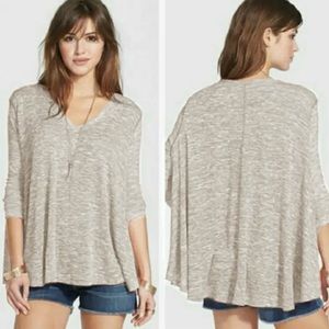 Free People Hacci Swing Long Sleeve Top